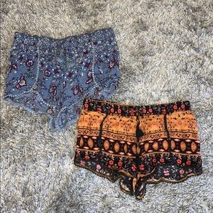 (2) Pairs of Ecote shorts